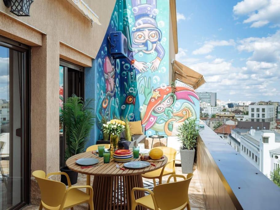 Апартаменти Terrasse Des Plongeurs Бухарест Екстер'єр фото